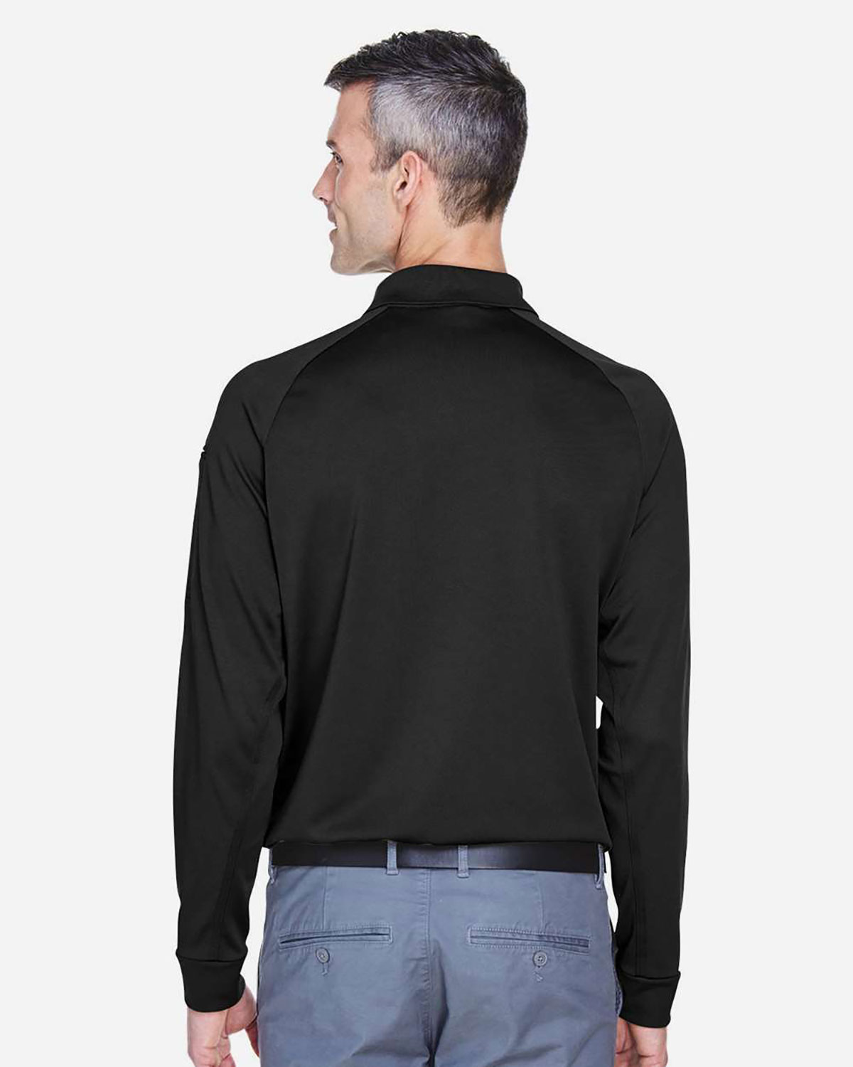 Harriton M211L Men's Advantage Long Sleeve Tactical Polo view 2