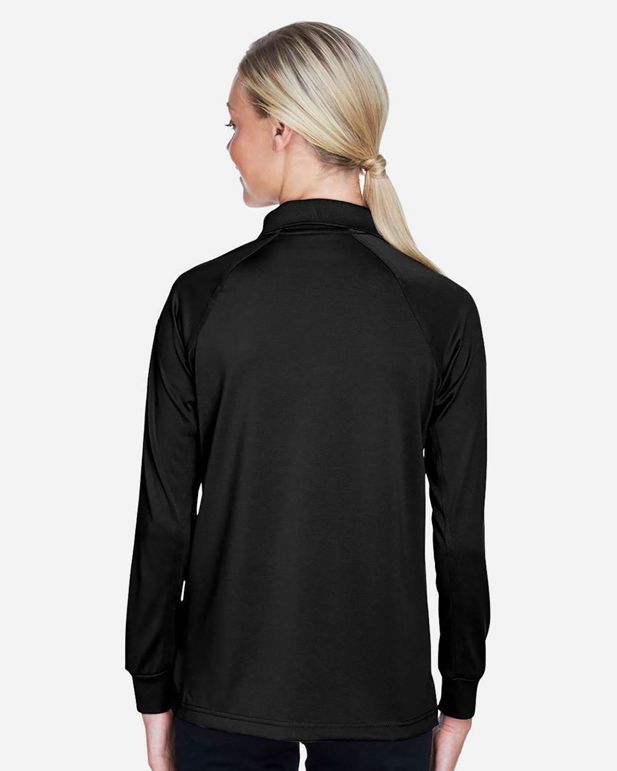 Harriton M211LW Women's Advantage Long Sleeve Tactical Polo view 2