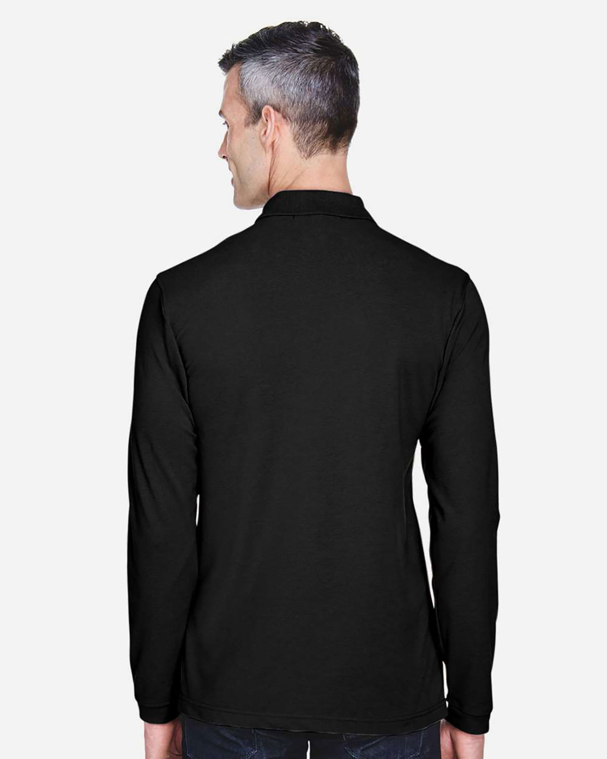 Harriton M265L Men's Easy Blend� Long Sleeve Polo view 2