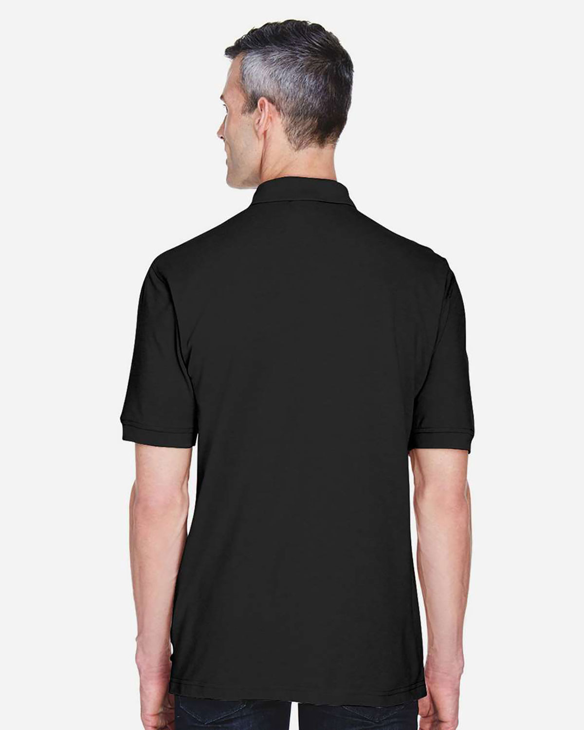 Harriton M265P Men's Easy Blend� Polo with�Pocket view 2
