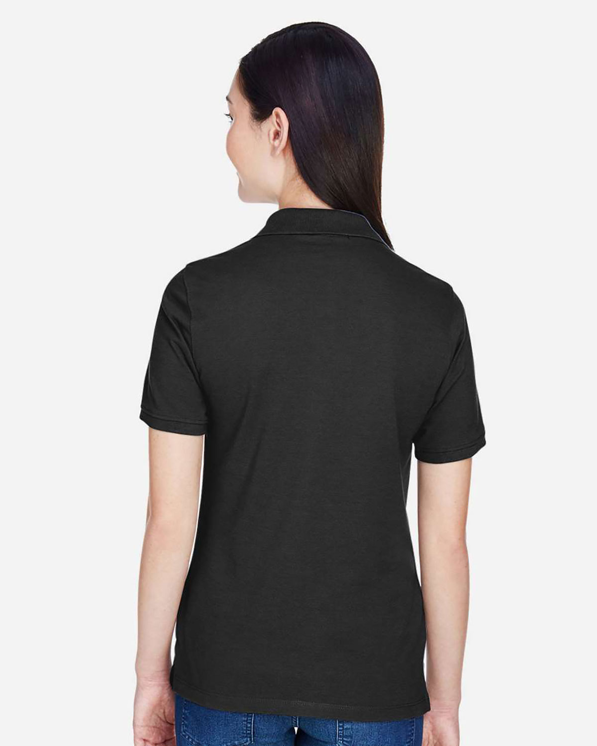 Harriton M265W Women's Easy Blend Polo view 2
