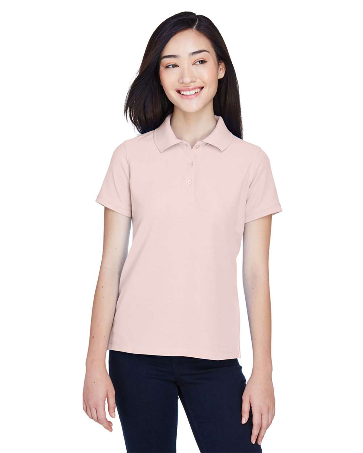 Harriton M280W Women's Blend-Tek� Polo
