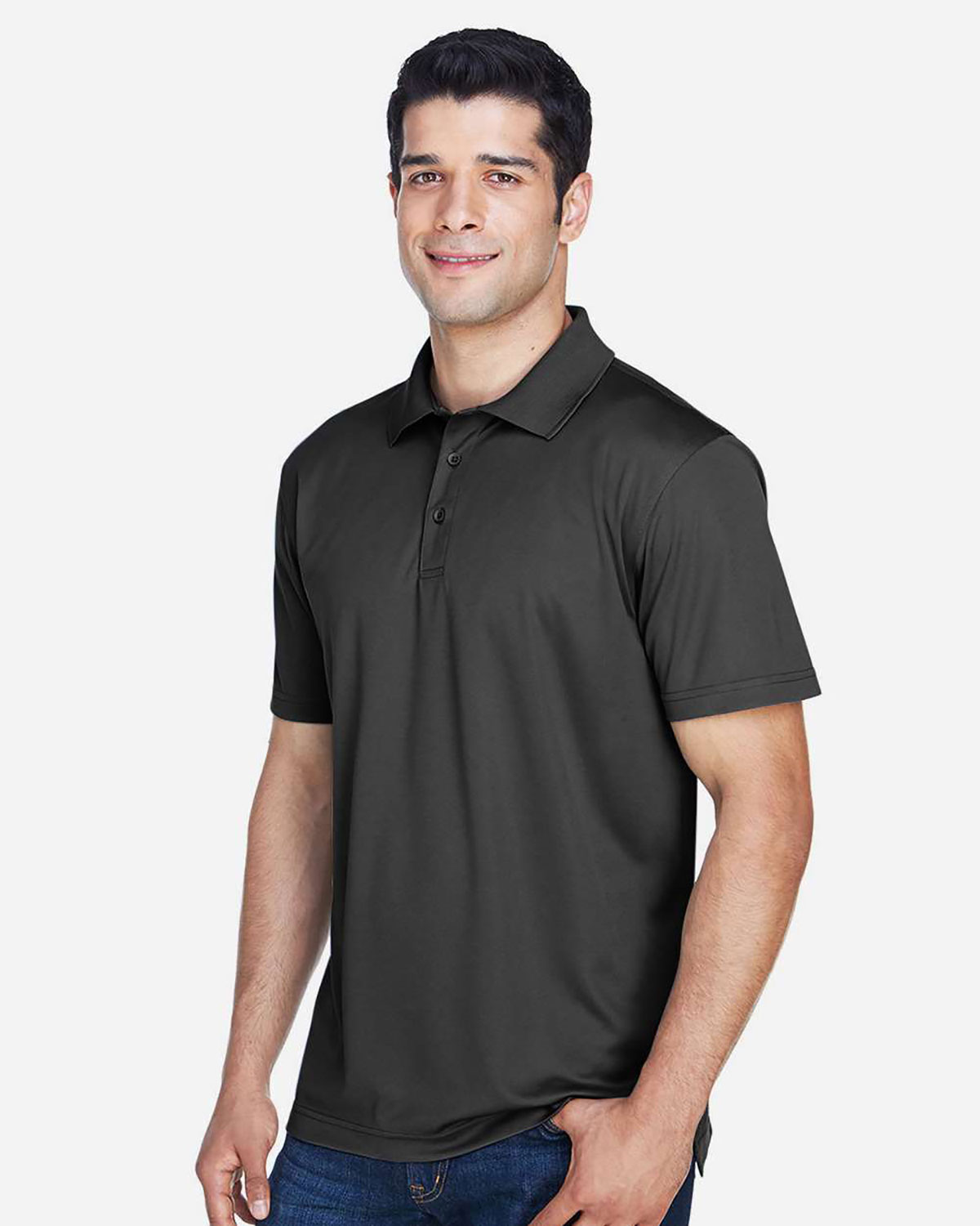 Harriton M315 Men's Polyester Jersey Polo view 3