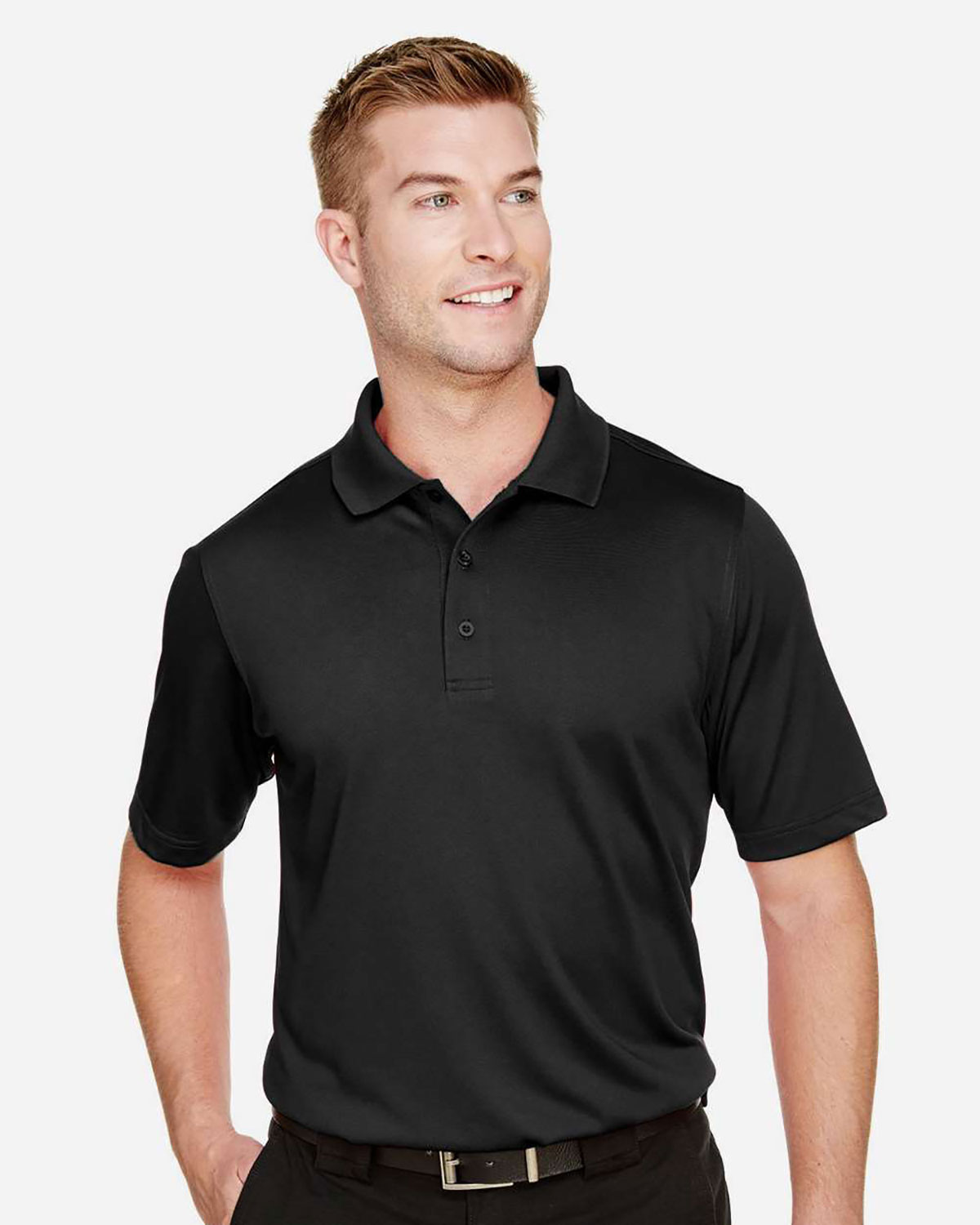 Harriton M348 Men's Advantage Snag Protection Plus Polo