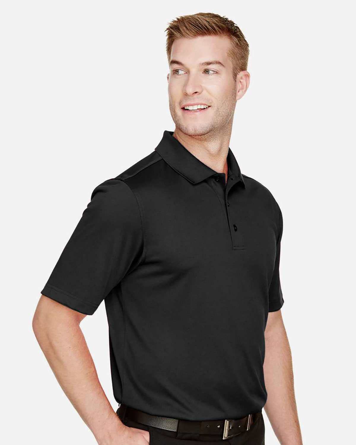 Harriton M348 Men's Advantage Snag Protection Plus Polo view 3
