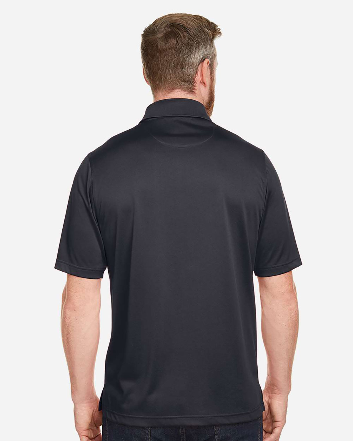 Harriton M348P Men's Advantage Snag Protection Plus IL Pocket Polo view 2