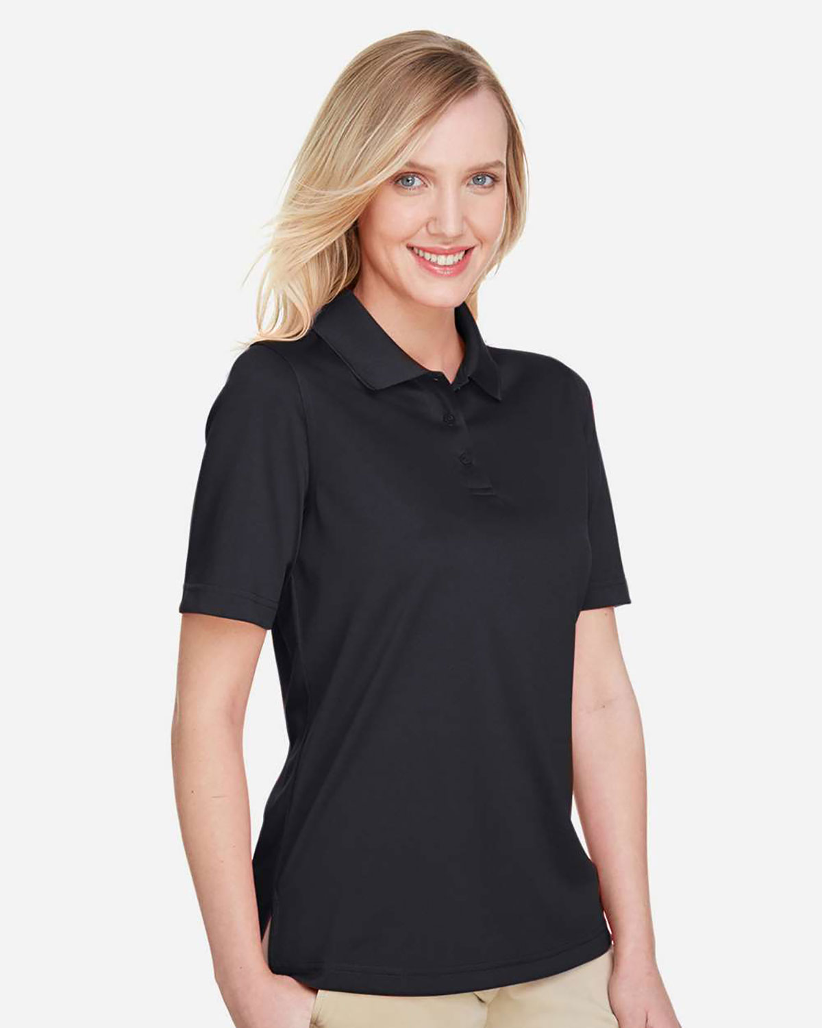 Harriton M348W Women's Advantage Snag Protection Plus Polo view 3