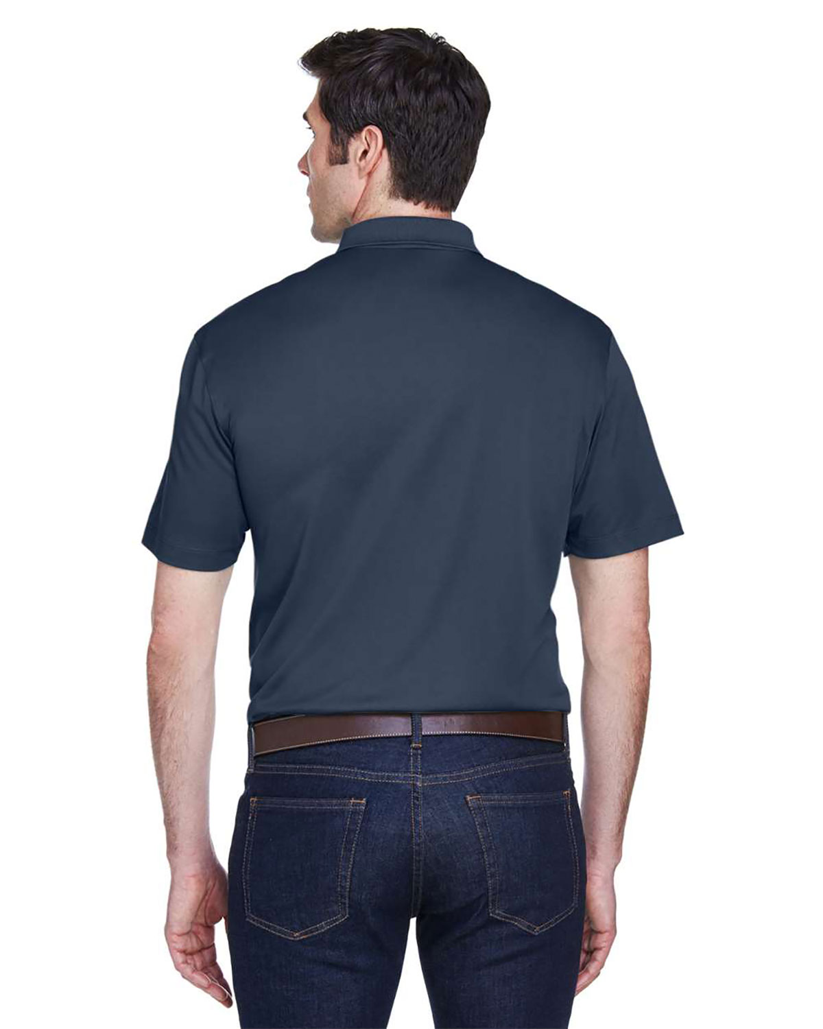 Harriton M354 Men's Micro Piqu� Polo view 2