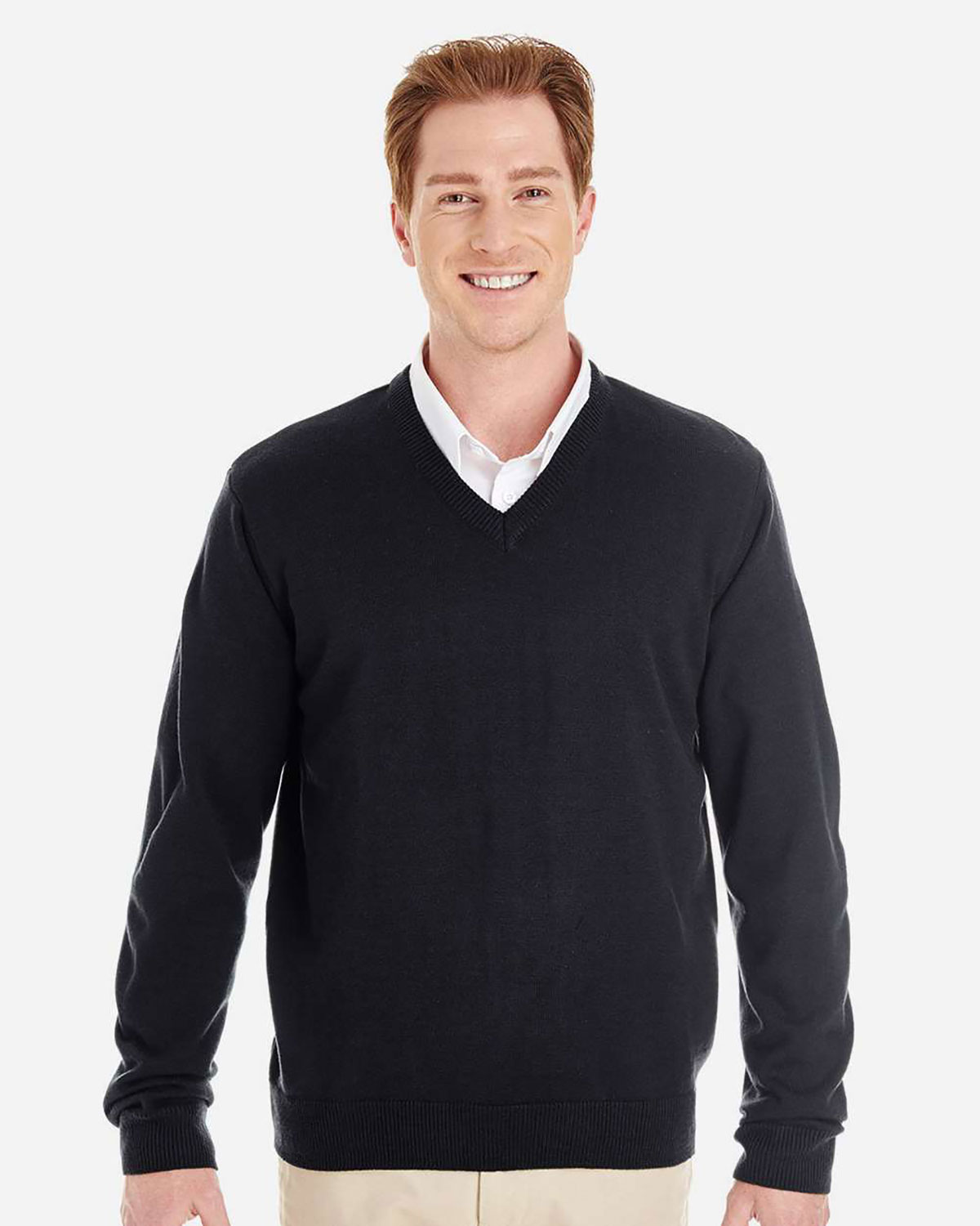 Harriton M420 Men's Pilbloc� V-Neck Sweater