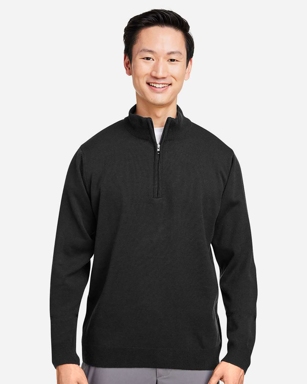 Harriton M421 Unisex Pilbloc� Quarter-Zip Pullover Sweater