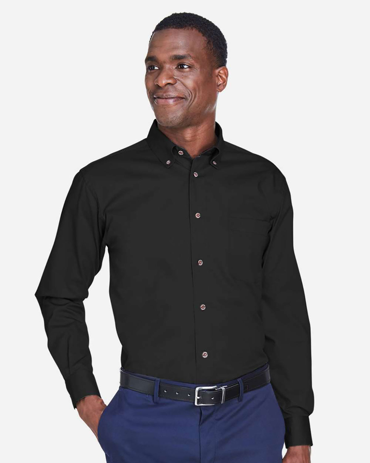 Harriton M500 Men's Easy Blend� Twill�Shirt