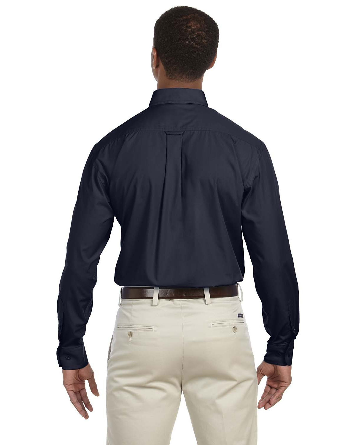 Harriton M510T Men's Tall Essential Poplin view 2