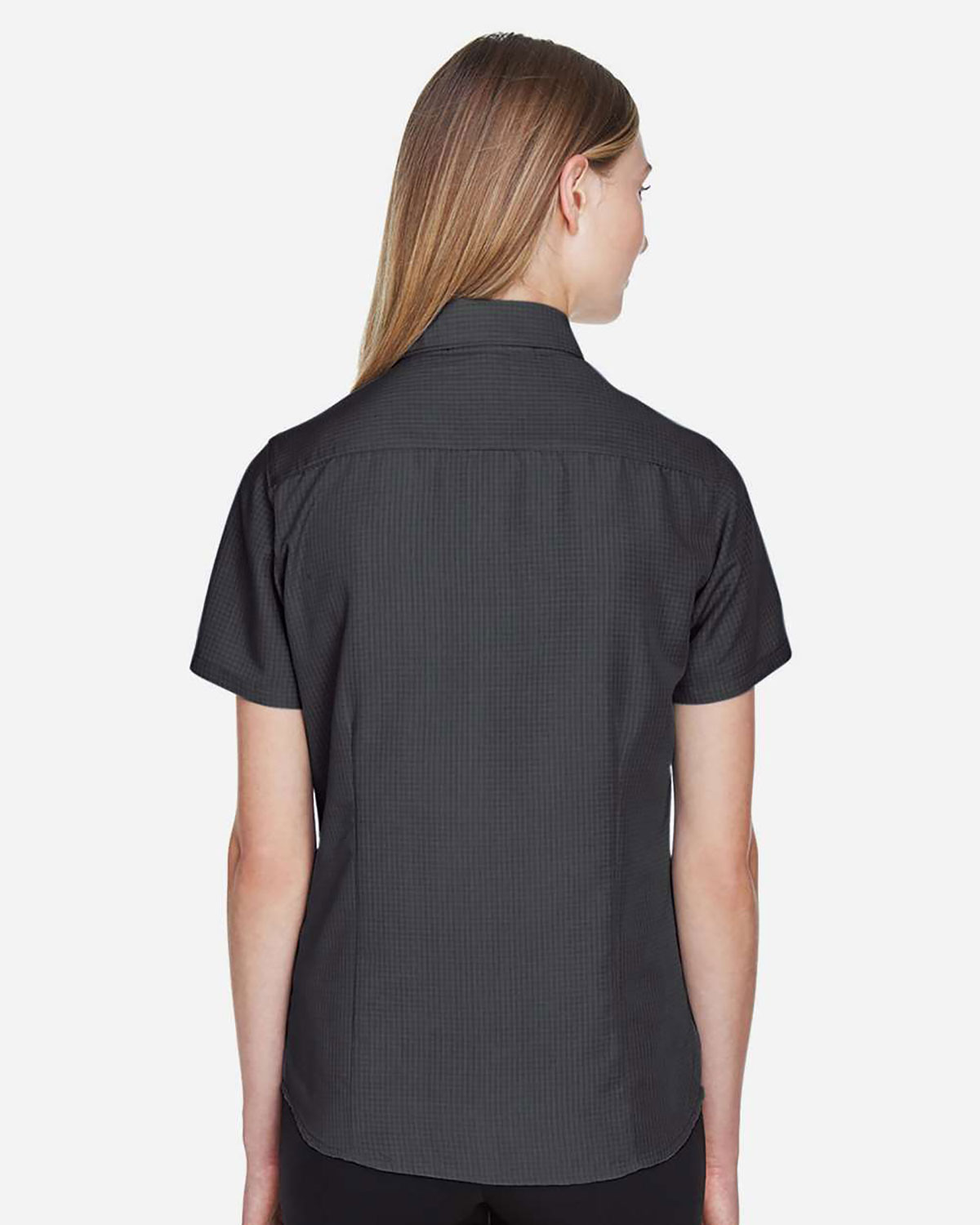 Harriton M560W Women's Barbados Textured Camp�Shirt view 2