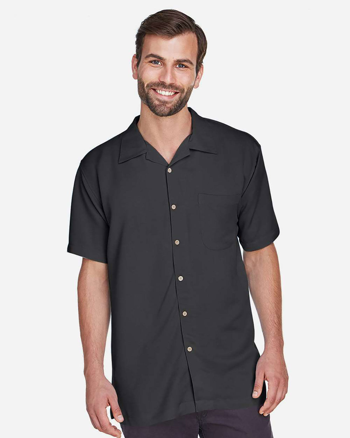 Harriton M570 Men's Bahama Cord Camp Shirt
