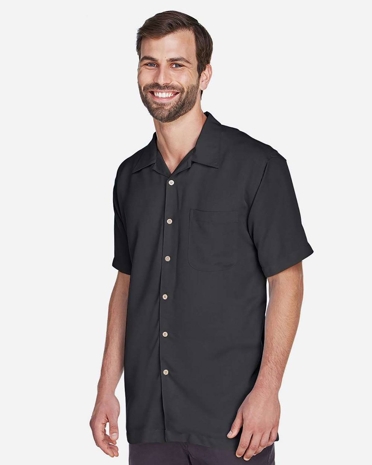 Harriton M570 Men's Bahama Cord Camp Shirt view 3