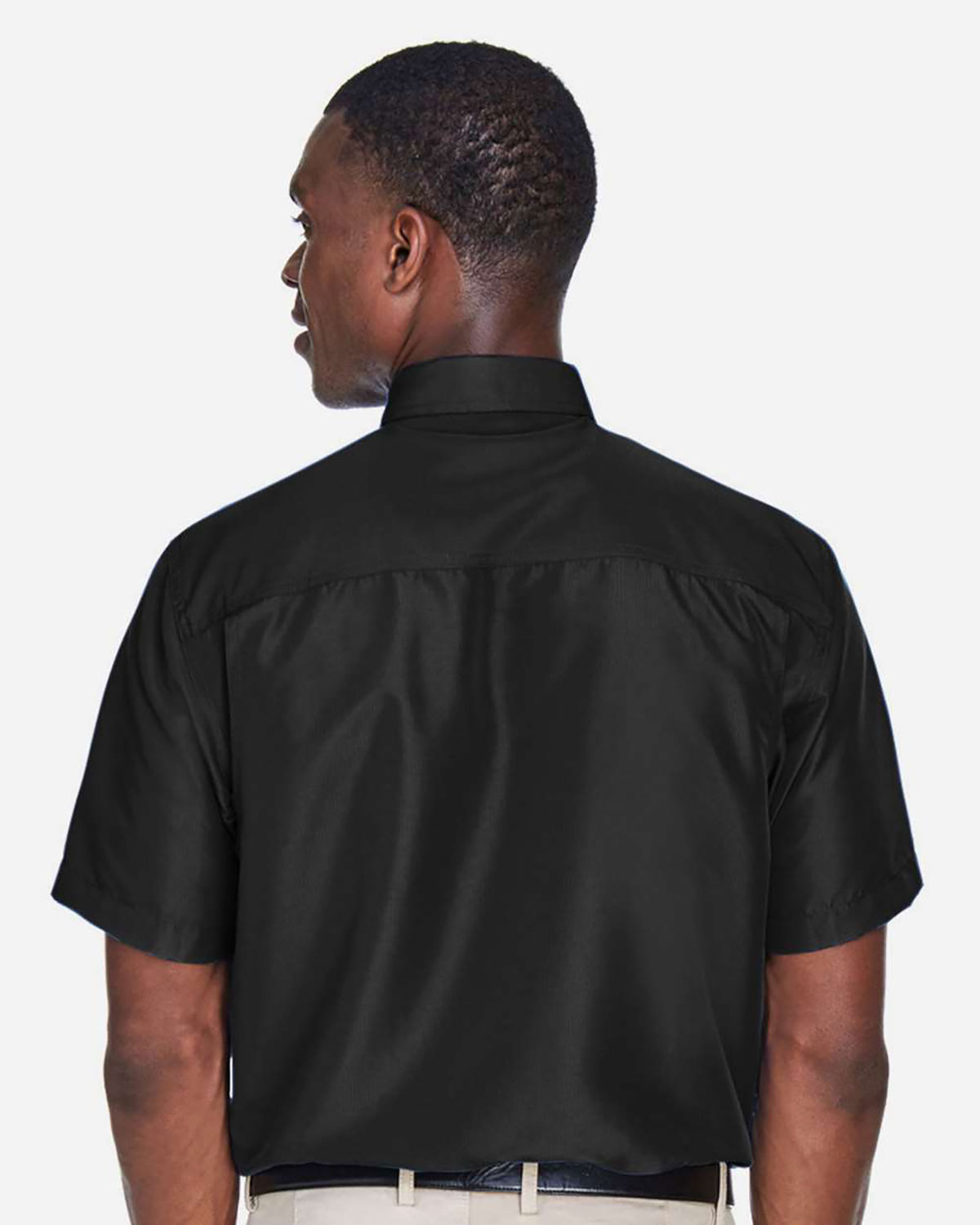 Harriton M580 Men's Key West Short Sleeve Performance Staff Shirt view 2