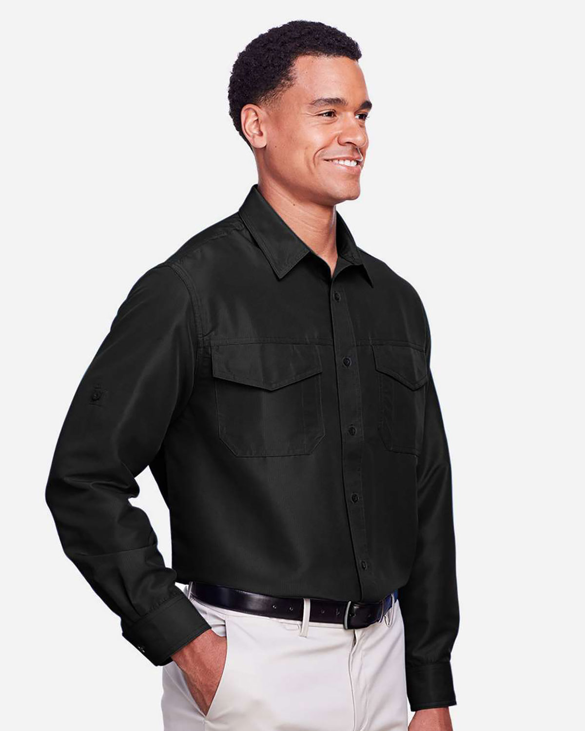 Harriton M580L Men's Key West Performance Staff Shirt view 3