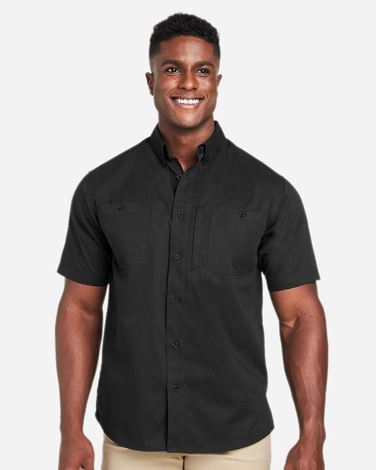 Harriton M585 Men's Advantage IL Short Sleeve Work Shirt