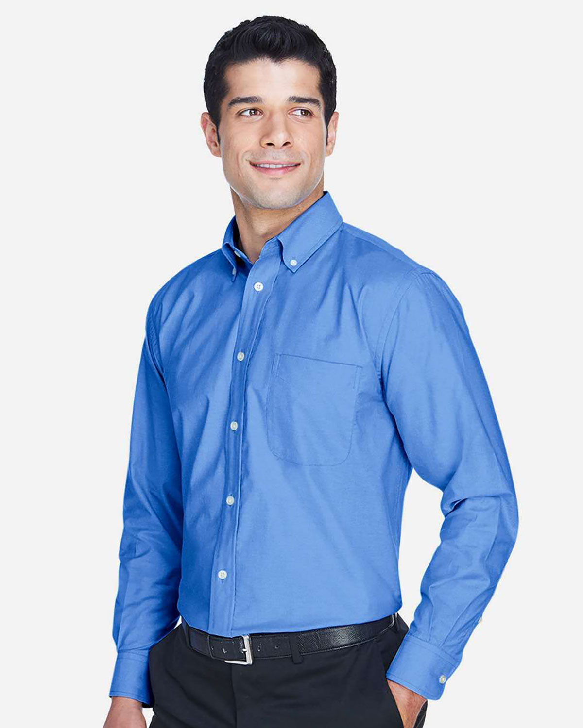 Harriton M600 Men's Oxford Shirt view 3