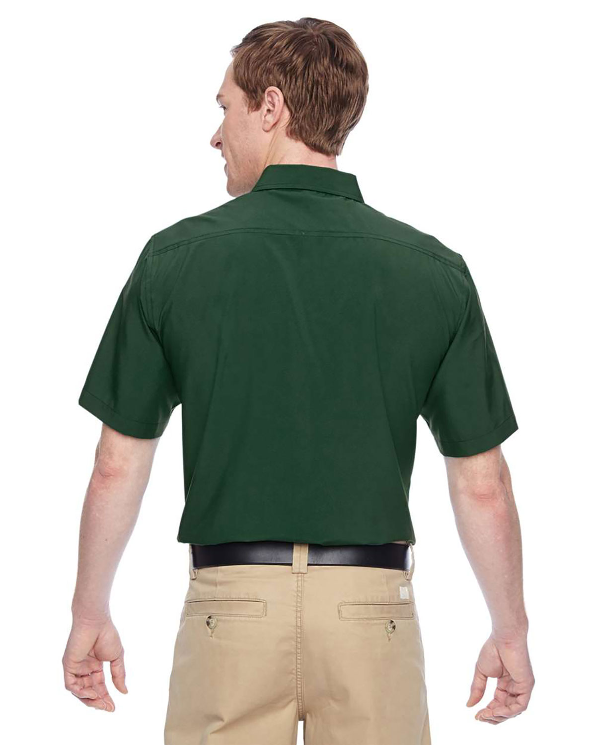 Harriton M610S Men's Paradise Short Sleeve Performance Shirt view 2