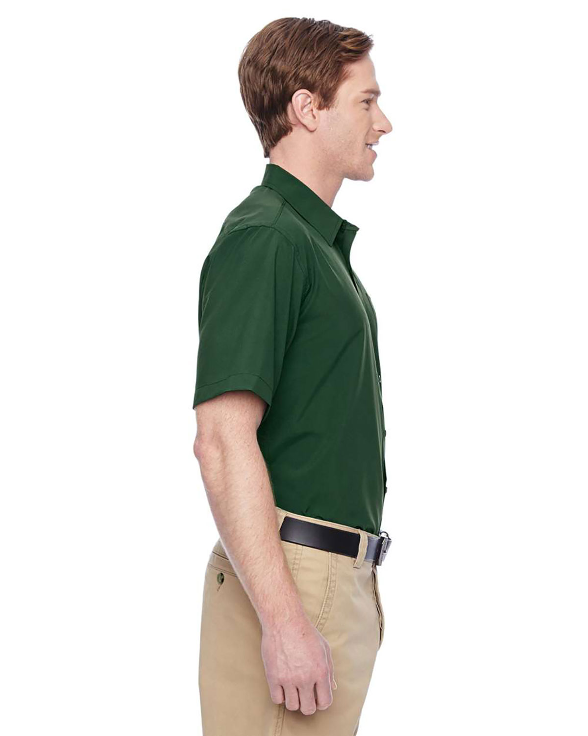Harriton M610S Men's Paradise Short Sleeve Performance Shirt view 3
