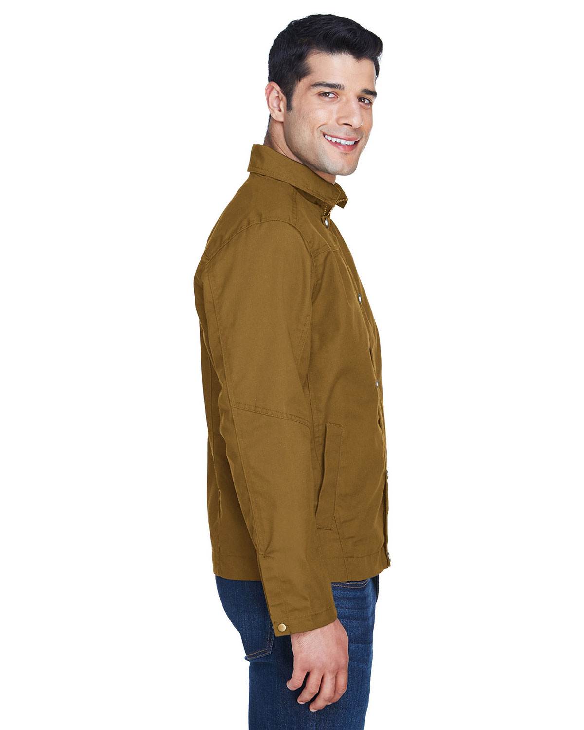 Harriton M705 Men's Auxiliary Canvas Work Jacket view 3