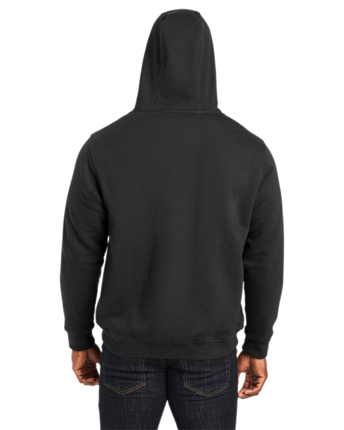Harriton M711T Unisex Tall ClimaBloc� Lined Heavyweight Hooded Sweatshirt view 2