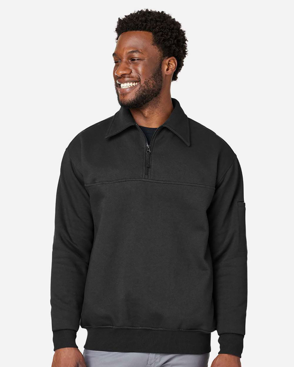 Harriton M712 Unisex ClimaBloc� Heavyweight Tactical Quarter-Zip Pullover