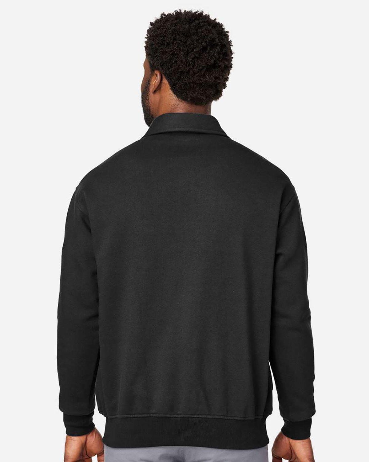 Harriton M712 Unisex ClimaBloc� Heavyweight Tactical Quarter-Zip Pullover view 2