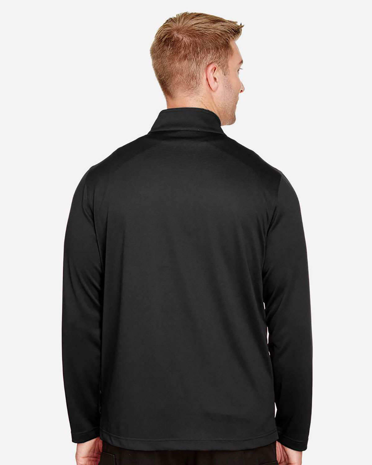 Harriton M748 Men's Advantage Snag Protection Plus Quarter-Zip Pullover view 2