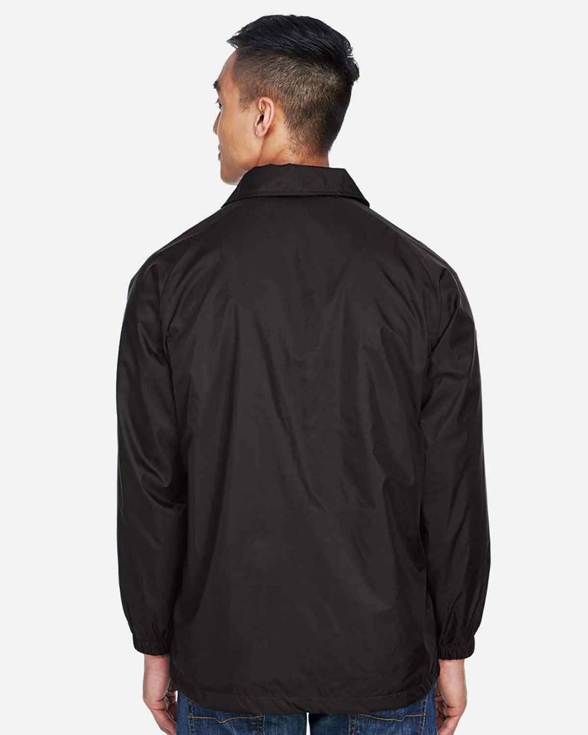 Harriton M775 Unisex Nylon Staff Jacket view 2
