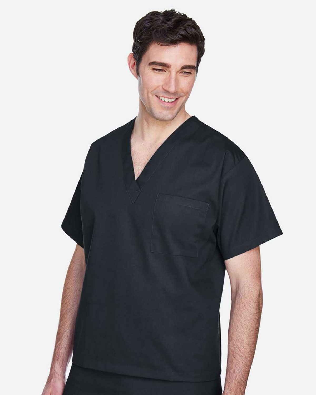Harriton M897 Unisex Restore Scrub Top view 3