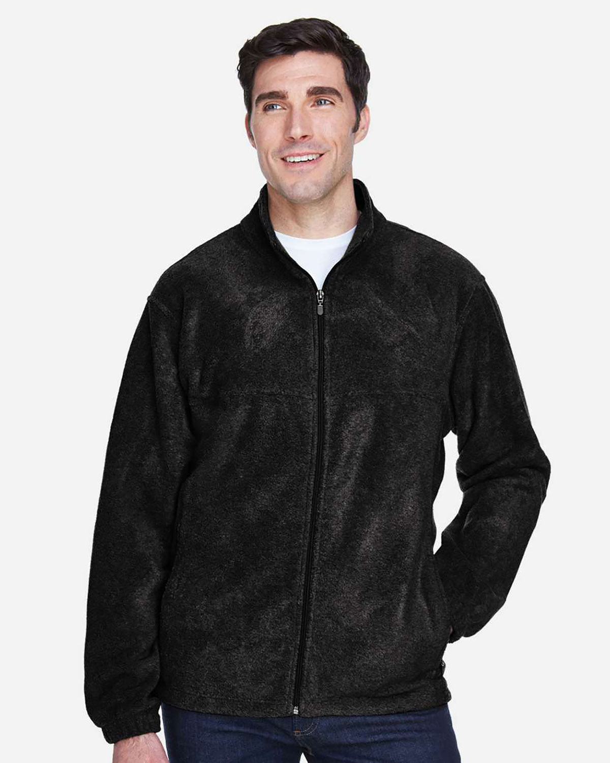 Harriton M990 Men's Full-Zip Fleece