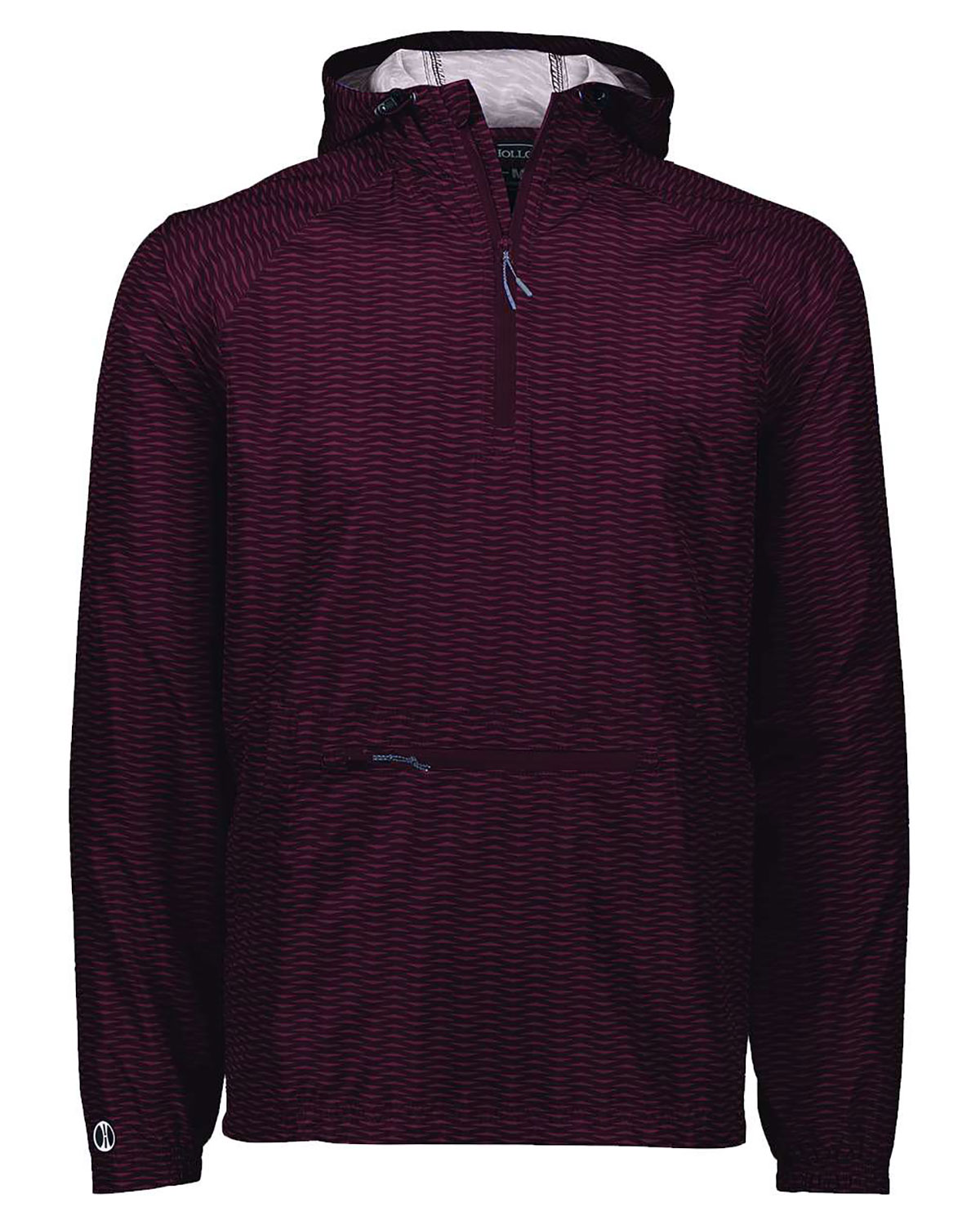 Holloway 229554 Men's Range Hooded Packable Quarter-Zip Jacket