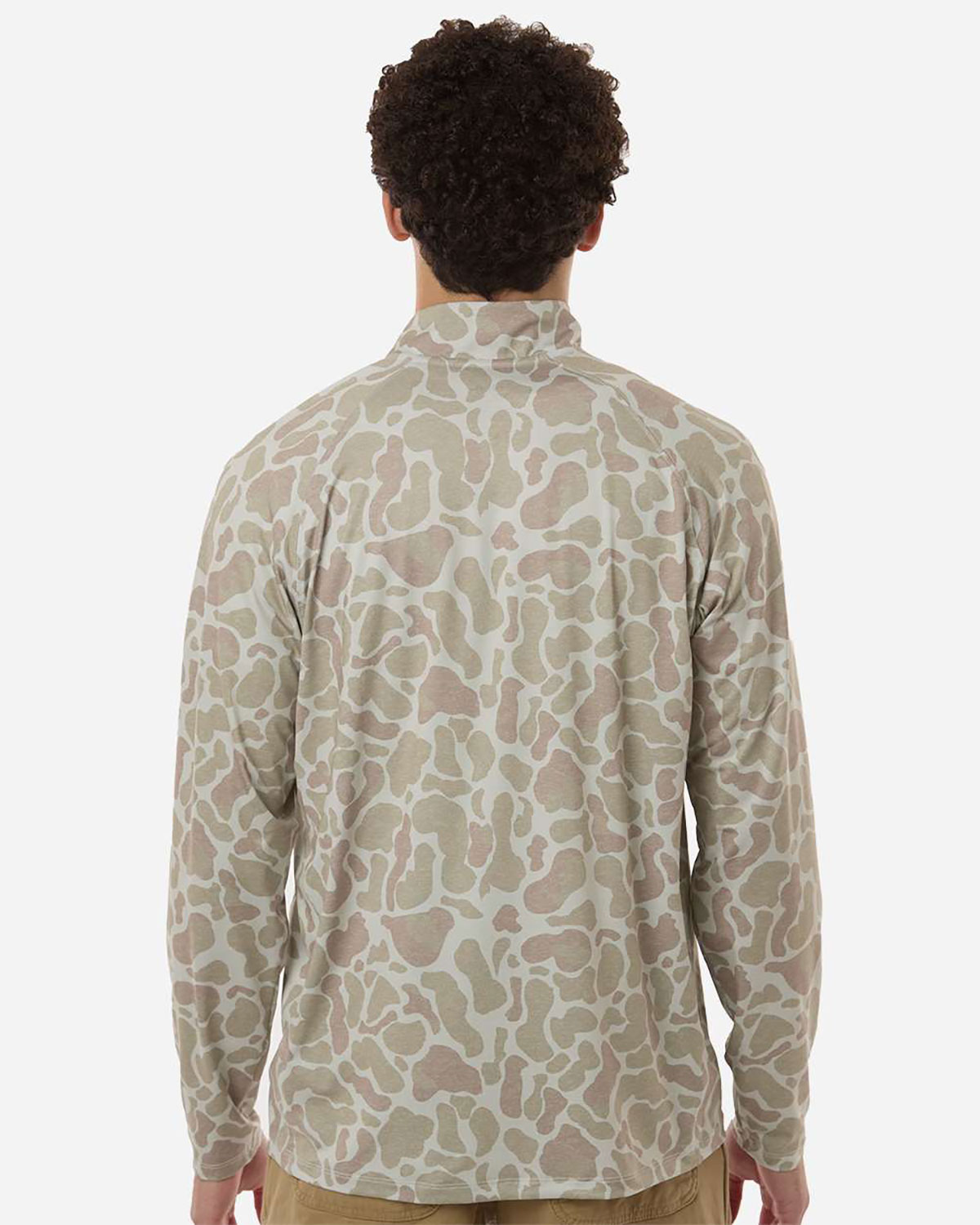 HUK H1200720 Men's Airweight KC Printed Quarter-Zip Pullover view 2