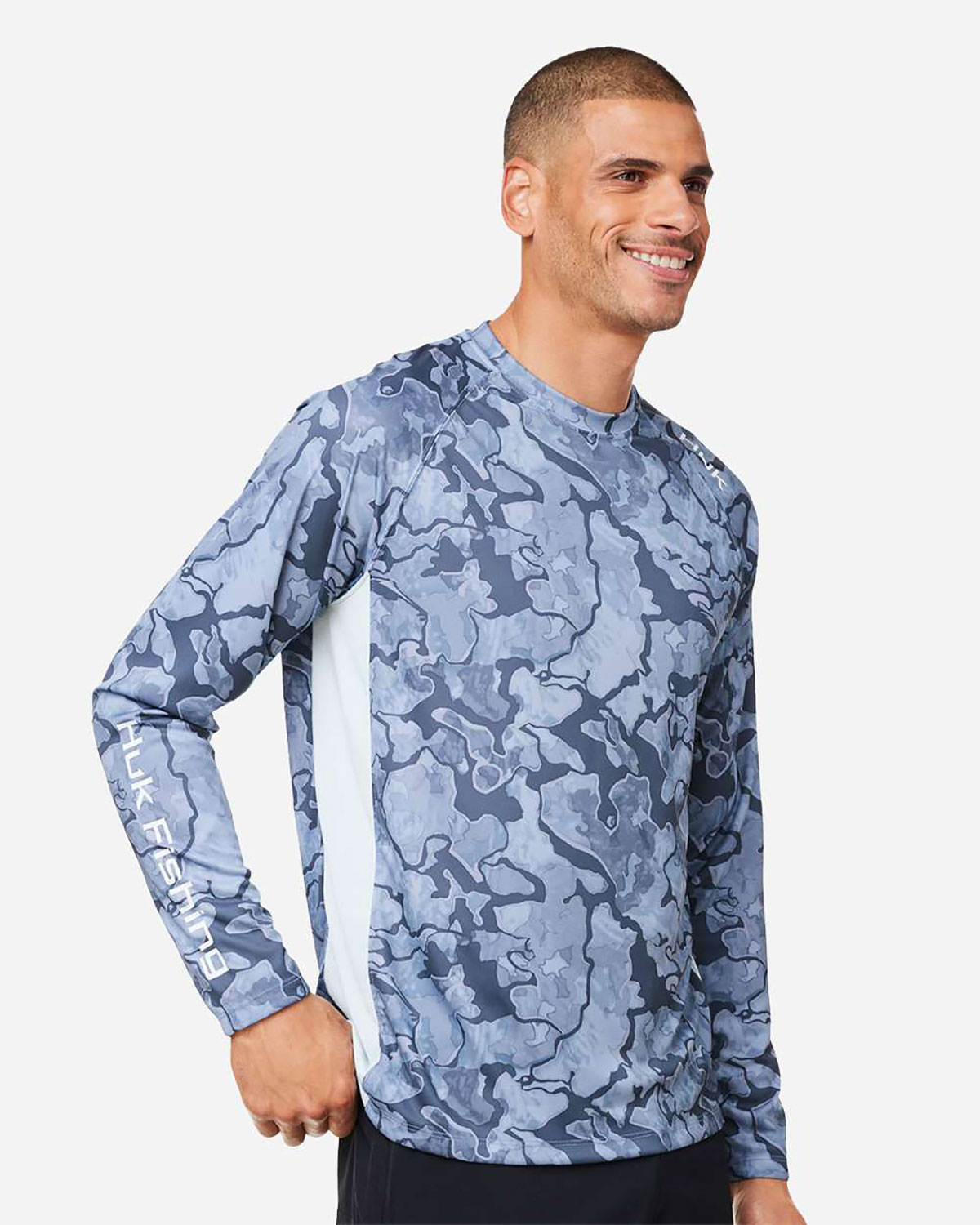 HUK H12L003 Unisex LoPro Camo Long Sleeve T-Shirt view 3