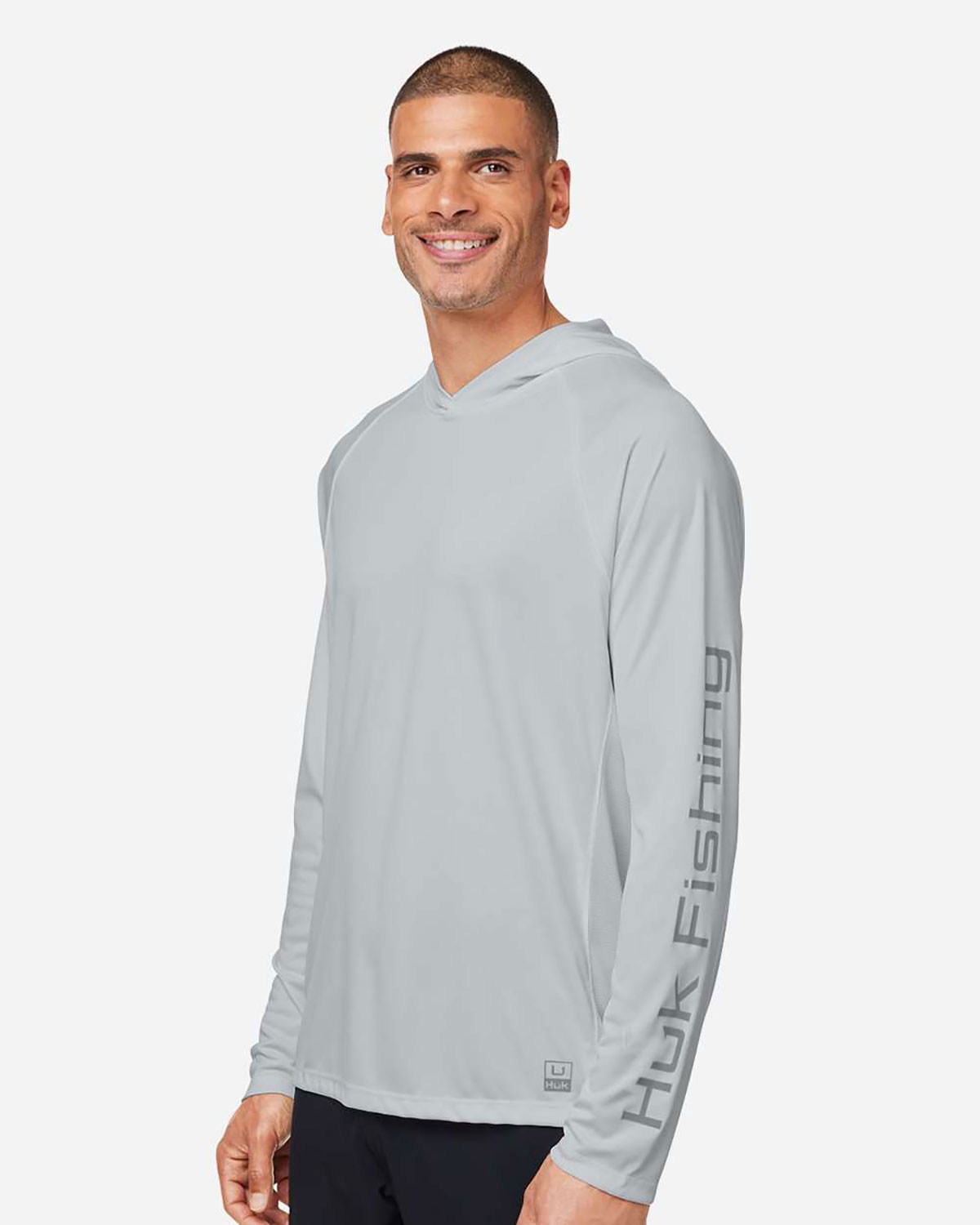 HUK H12L010 Men's LoPro Pursuit Long Sleeve Hooded T-Shirt view 3