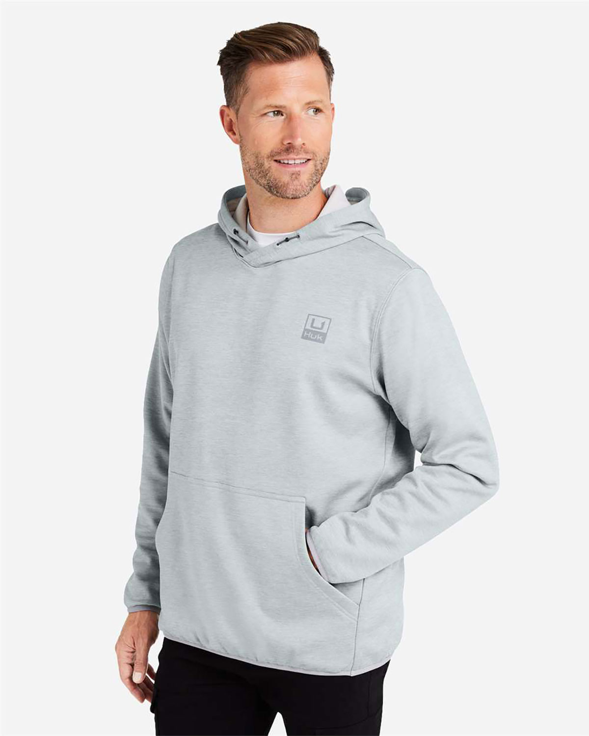 HUK H130093 Men's Coldfront+ Performance Hooded Sweatshirt view 3