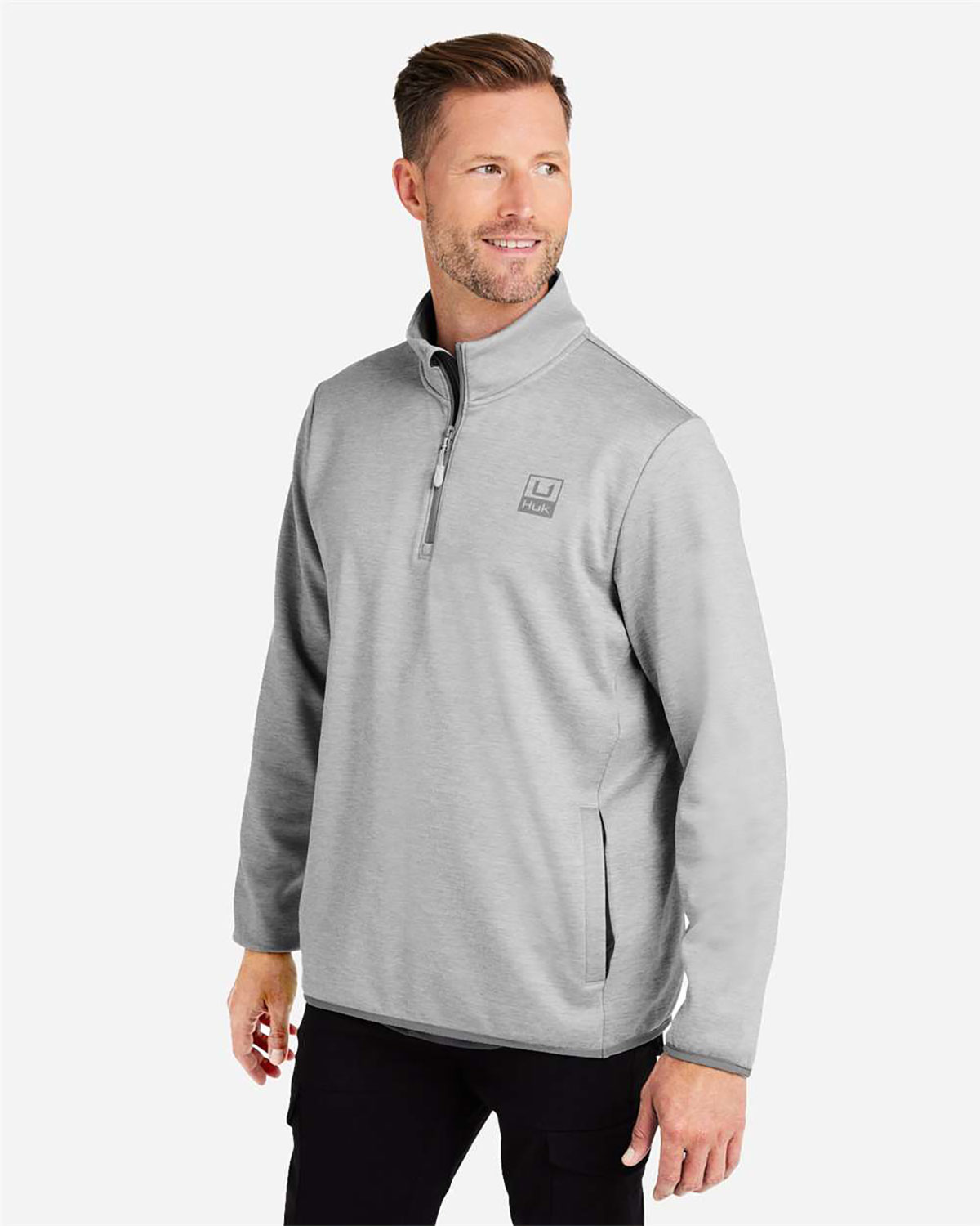 HUK H130098 Men's Coldfront+ Quarter-Zip Pullover view 3