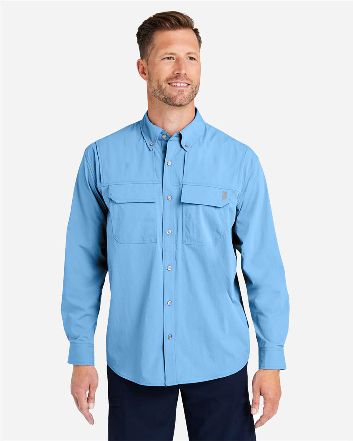HUK H150184 Men's Creekbed Pocket Fishing Shirt