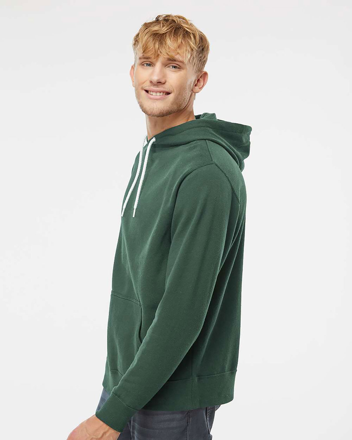 Independent Trading Co. AFX90UN Unisex Lightweight Hooded Sweatshirt view 3
