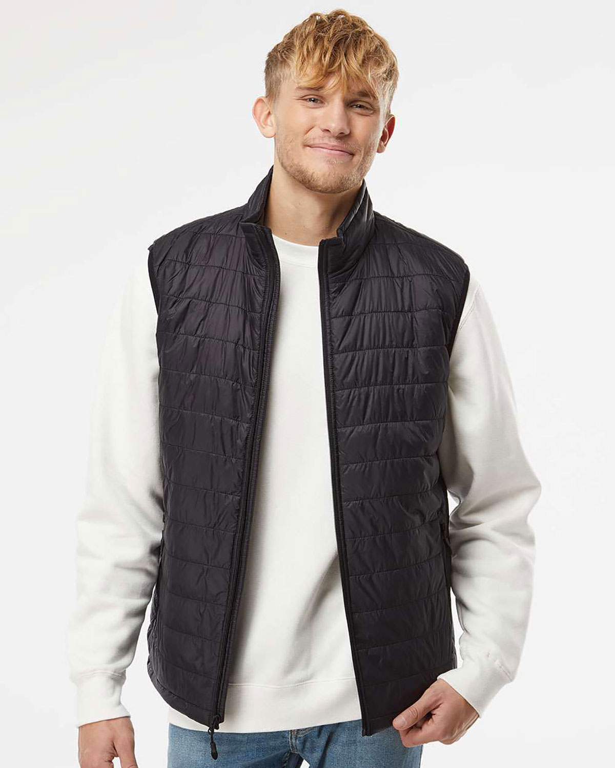 Independent Trading Co. EXP120PFV Men's Puffer Vest