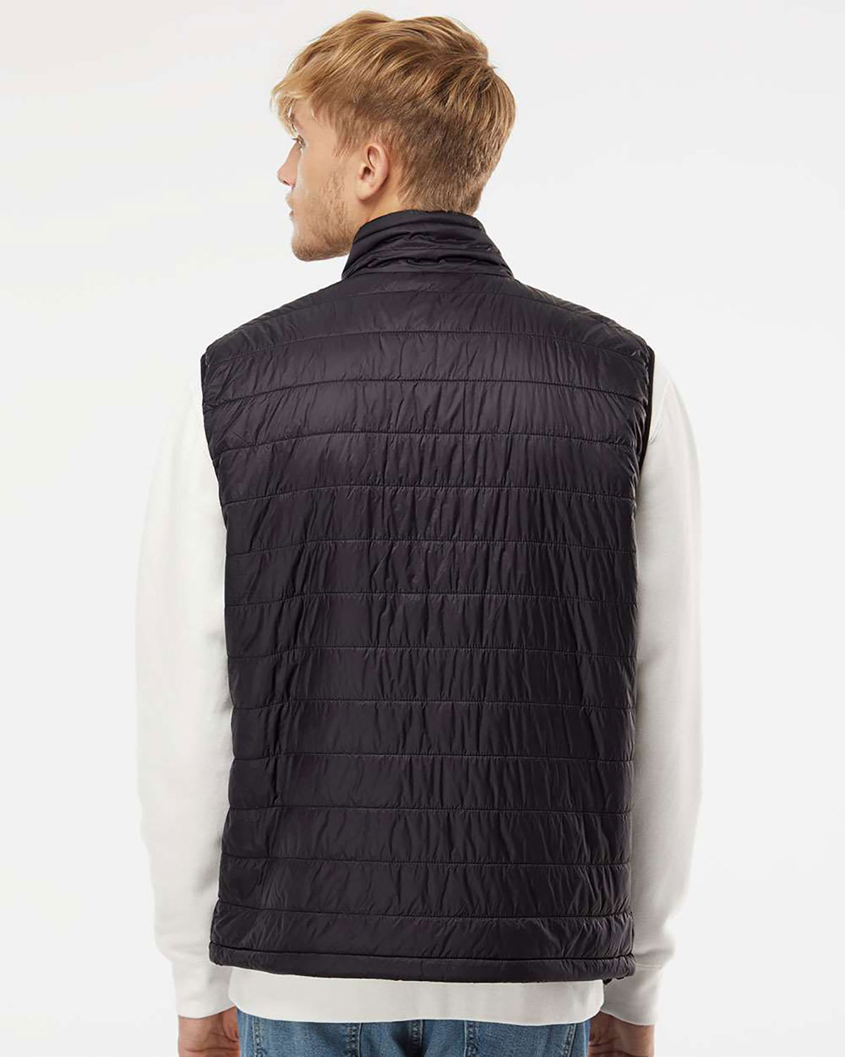 Independent Trading Co. EXP120PFV Men's Puffer Vest view 2