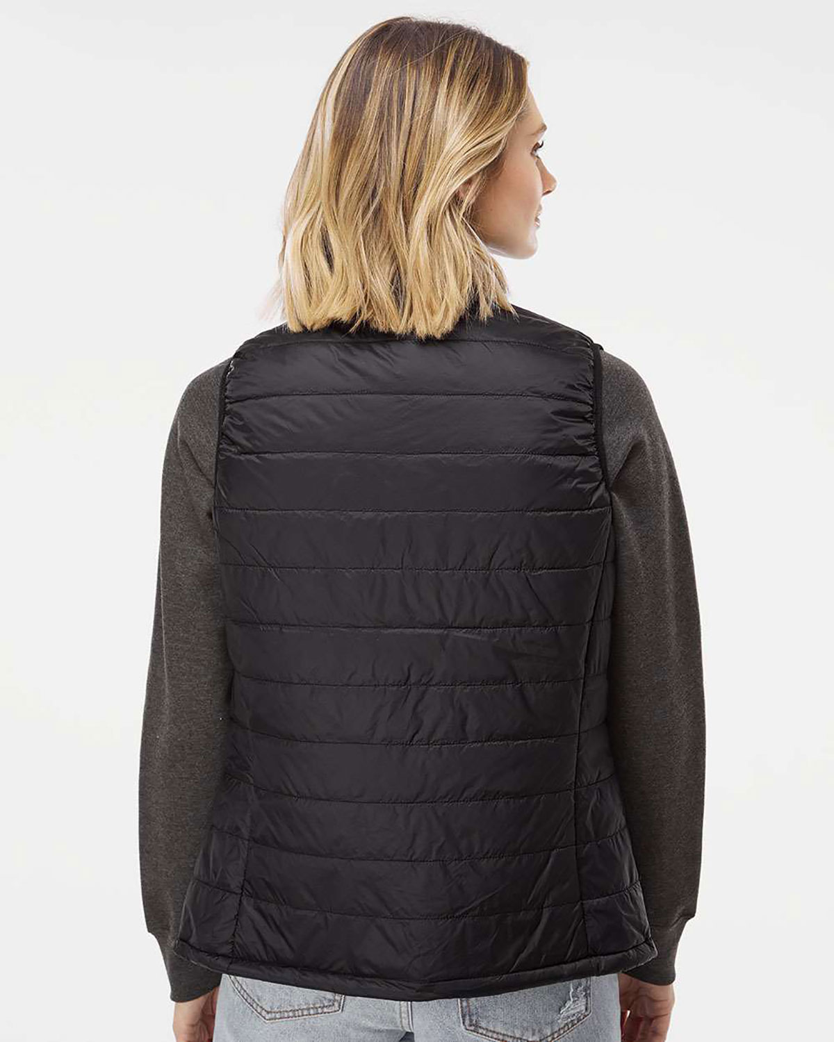 Independent Trading Co. EXP220PFV Women's Puffer Vest view 2