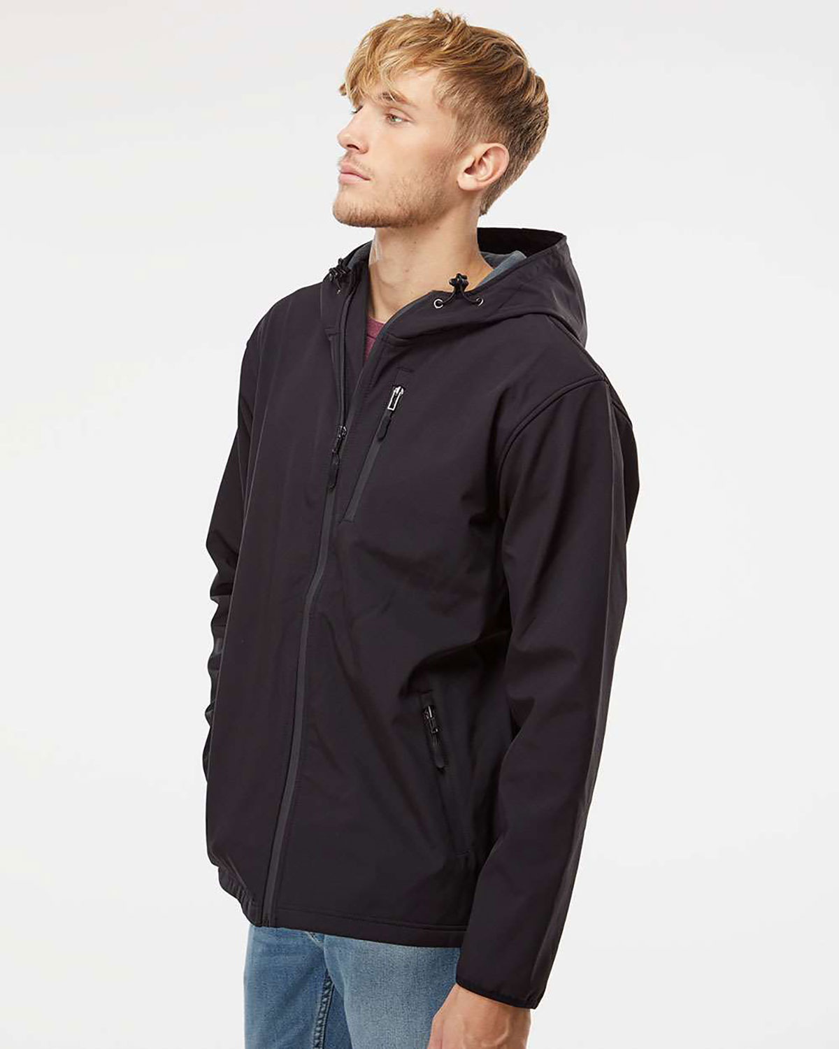 Independent Trading Co. EXP35SSZ Men's Poly-Tech Soft Shell Jacket view 3