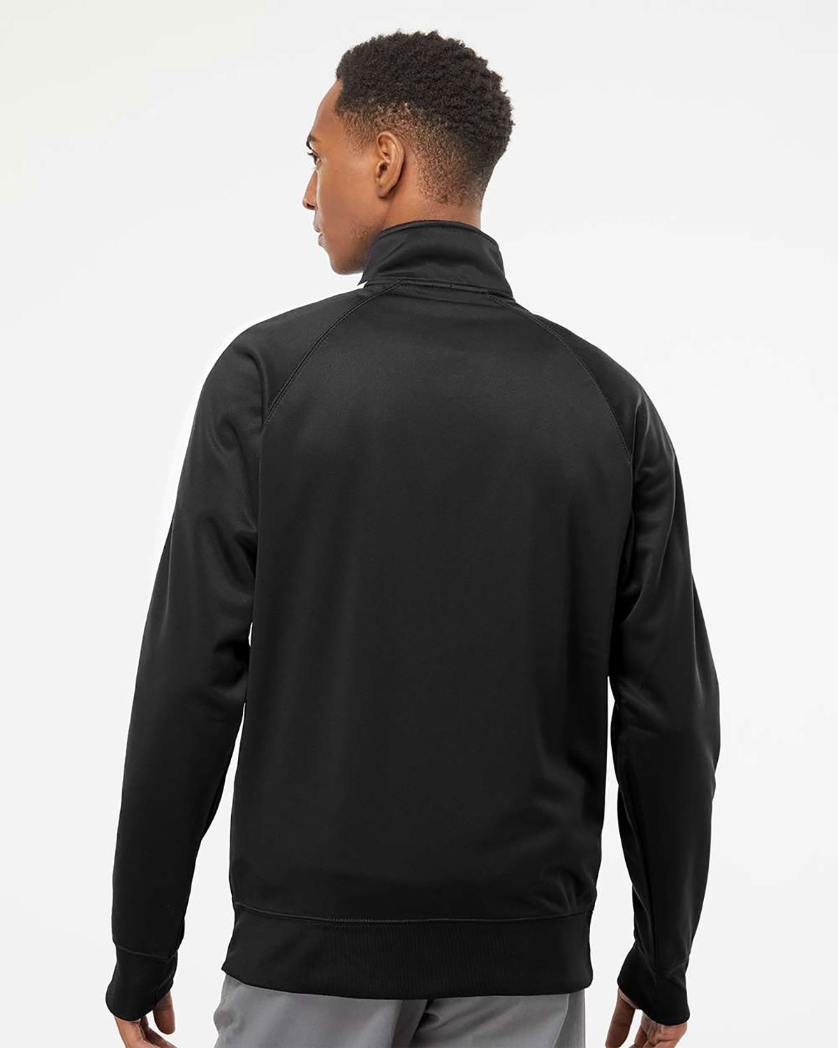 Independent Trading Co. EXP70PTZ Men's Lightweight Poly-Tech Full-Zip Track Jacket view 2