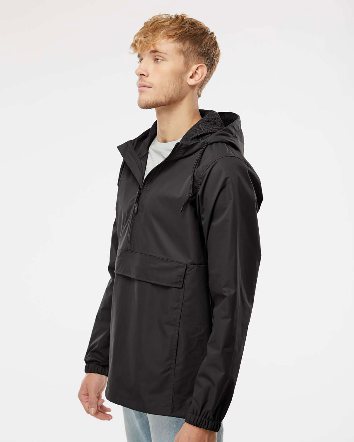 Independent Trading Co. EXP94NAW Men's Nylon Anorak view 3