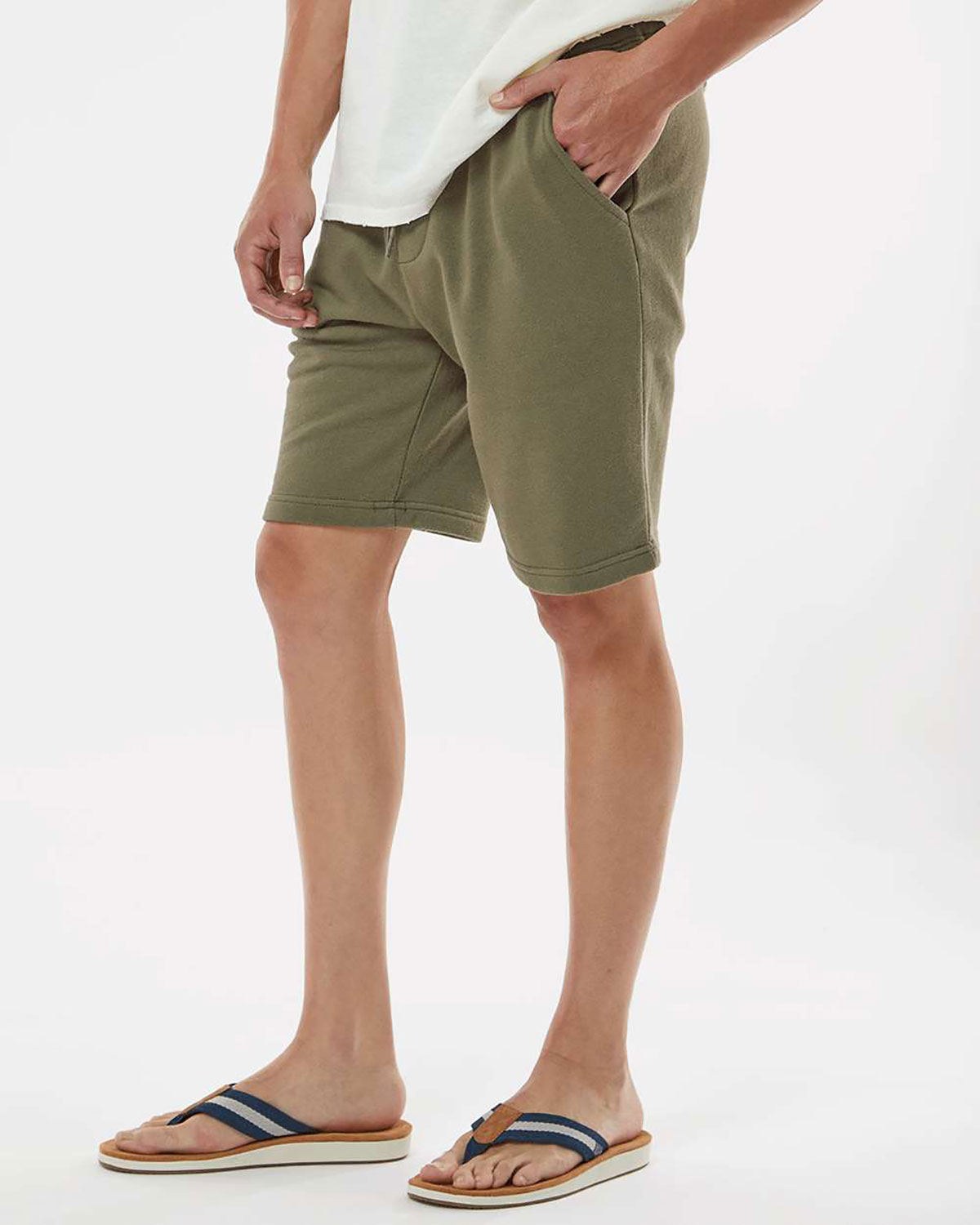 Independent Trading Co. IND20SRT Men's Midweight Fleece Shorts view 3