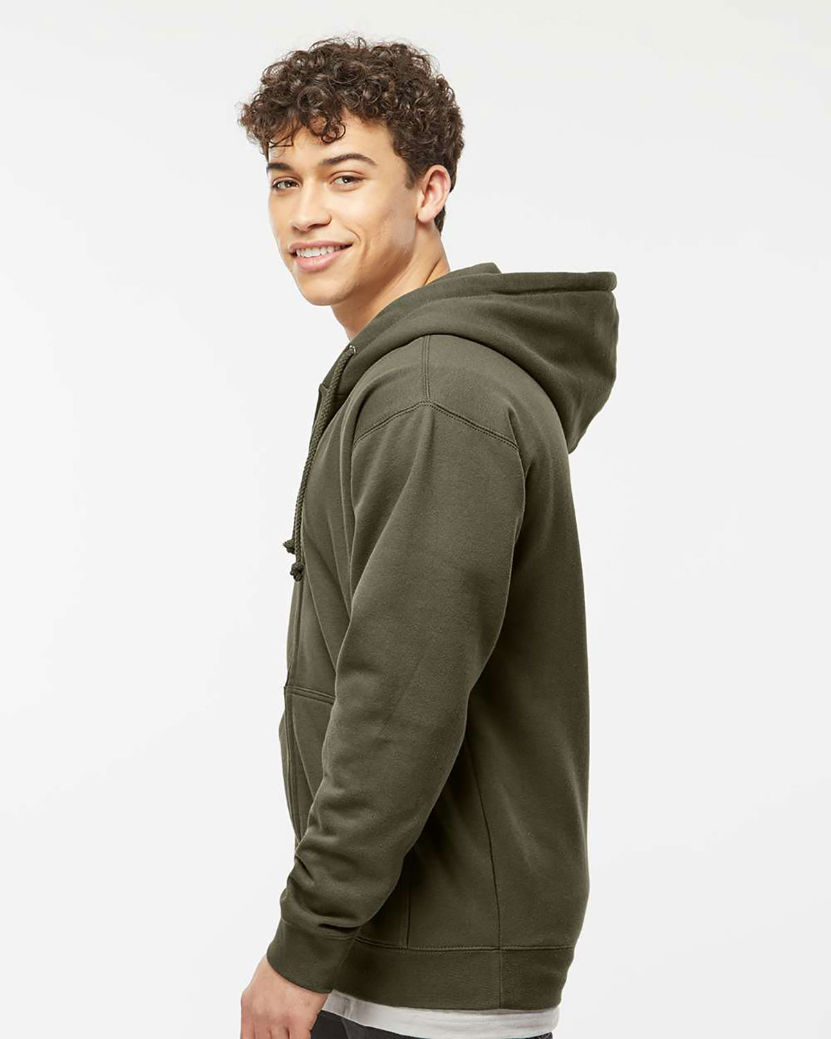 Independent Trading Co. IND4000Z Unisex Heavyweight Full-Zip Hooded Sweatshirt view 3