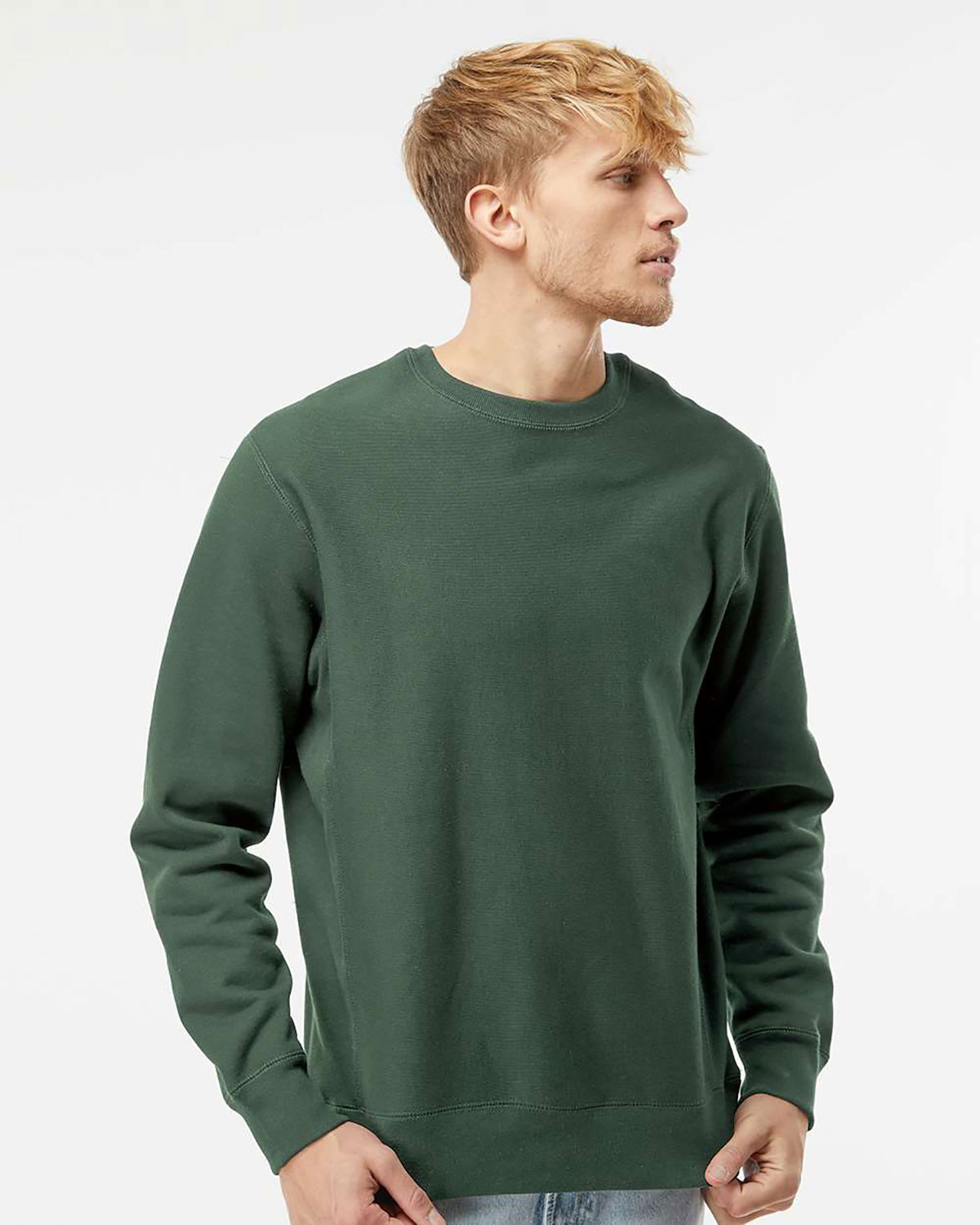 Independent Trading Co. IND5000C Unisex Legend Premium Heavyweight Cross-Grain Crewneck Sweatshirt